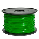 Пластик PLA 3мм колір Green, котушка 1кГ