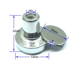 Magnetic holder D13H12 (9.5 * 0.85)