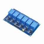 Module 51 AVR  6 relays 12V with opto-decoupling