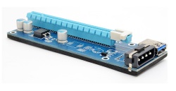 Плата Riser PCI-E USB3.0 ver 007