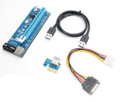 Плата Riser PCI-E USB3.0 ver 007