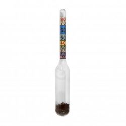 Hydrometer  household glass alcohol meter 0-80%