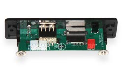 Front panel  ZTV-CT10E MP3/USB/TF (Micro SD)/remote, black