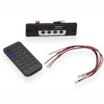 Front panel  ZTV-CT10E MP3/USB/TF (Micro SD)/remote, black
