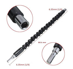 Flexible shaft extension screwdriver 1/4 
