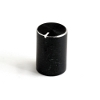 Handle on axle 6mm Star Black D = 10mm H = 15mm