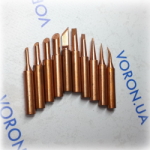 Copper Tips for Soldering Station set of 10 pcs series 900M (for Lukey, Yihua, Baku)