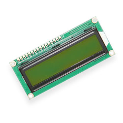 LCD1602A 5V character display yellow-green background