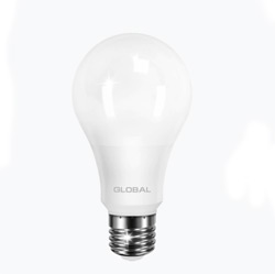 LED lamp GLOBAL LED A60 12W 4100K 220V E27 AL
