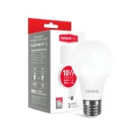 Лампа светодиодная MAXUS LED A60 10W 4100K 220V E27