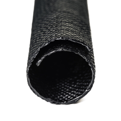 Wrap-around cable braid SCK-019 Woven Wrap BLACK self-closing [1m]