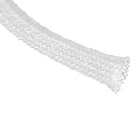 Cable braid<gtran/> snake skin 6mm, white<gtran/>
