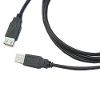 Cable USB2.0 AM/AF-6ft Black, 1.8m