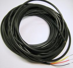 Signal cable UL2464 3x24AWG (11*0.14) PVC black