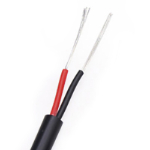 Signal cable<gtran/> UL2464 2x20AWG (21*0.18) PVC black<draft/>