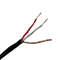 Signal cable 2 x 10 x 0.12mm Shielded PVC Black