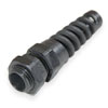 Sealed cable gland PG9 coiled Black