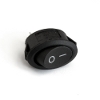 Key switch KCD1-101-9 oval ON-OFF 2pin black