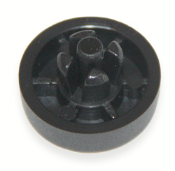 PVC leg HFF-2 D=20mm H=10mm Black