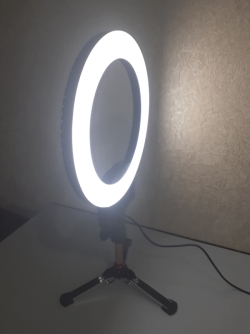  Table circular photolamp  9601LED-12 dimm 240LED, 24W, 3024lux, 3200-5500K