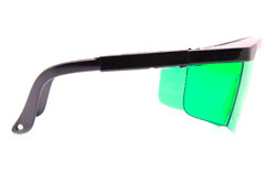  Glasses green, plastic