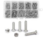 Set of stainless steel screws M3 with nuts 320 pcs. stainless steel 304