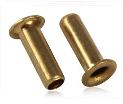 Brass rivet D5 x 6 mm