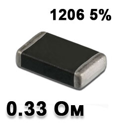 SMD resistor 0.33R 1206 5%