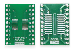 Prototype board  adapter SOP20/SSOP20-DIP20