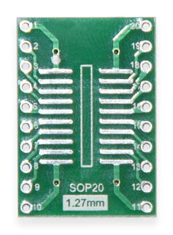 Prototype board  adapter SOP20/SSOP20-DIP20