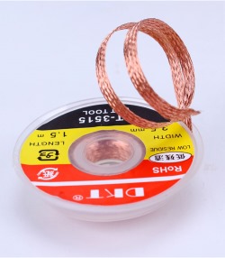 Solder absorbent braid DKT-1515 (1.5 мм, длина 1.5м)