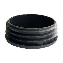 Plug for round pipe D=108mm inner black