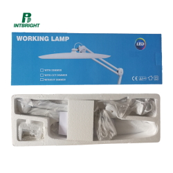 Table lamp on a clamp 9501LED dimmable, 117 LED GRAY