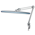 Table lamp on a clamp<gtran/> 9503LED dimming+CCT 182 LED SILVER<gtran/>