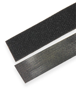 Стрічка-липучка Velcro з клейовим шаром 3m [5см х10см, пара] ЧОРНА