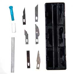  Knife-scalpel with a set of blades, 6 pcs.