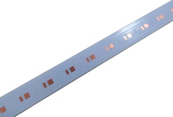 Монтажная пластина LED светильника  270х9.8х0.75мм стеклотекстолит