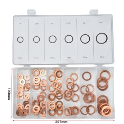Set  MF-9655 copper washers 110 pieces
