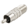 Plug to cable<gtran/> RCA HM-359 for F-nut<gtran/>