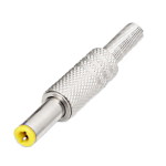 Power plug 5.5/2.1mm L = 14mm HM-070 metal