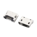 Гнездо Micro USB MK5B 5pin 5.9мм без юбки micro-06
