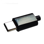 Fork USB Type-C 4pin на кабель черная CN-07-06