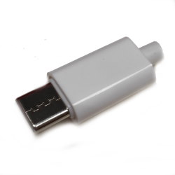 Fork USB Type-C 4pin на кабель белая CN-07-06