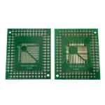Printed circuit board<gtran/>  adapter TQFP32-64-100 pitch 0.8/0.5 to DIP<gtran/>