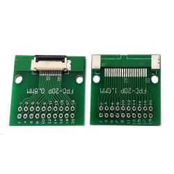 Printed board with connector  FFC/FPC-20P pitch 0.5mm