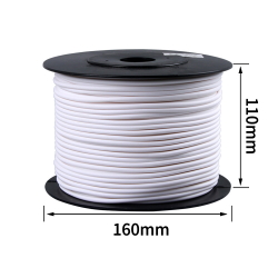 Insulating tube PVC white 6.0 mm ROLL 0.9 kg