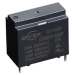 Реле QY102F-012DC-HSP 20A 1A coil 12VDC