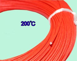 Installation wire UL3320 4mm2 Silicone+Glass Fiber Red