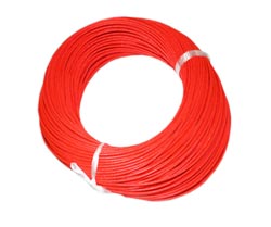 Installation wire UL3320 2.5mm2 Silicone+Glass Fiber Red
