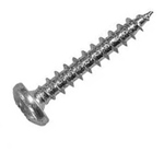 Screw 3.5 x 20 mm. with rounded head PZ galvanized.